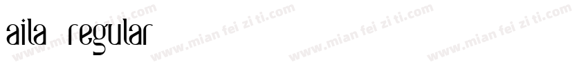 Aila Regular字体转换